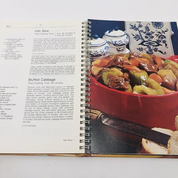 Vintage Sears Kenmore Microwave Cooking Cookbook Recipe Book Picture Beginner - Picture 7 of 10